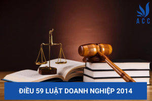 Điều 59 Luật Doanh nghiệp 2014