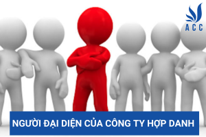 Người đại diện của công ty hợp danh là ai?