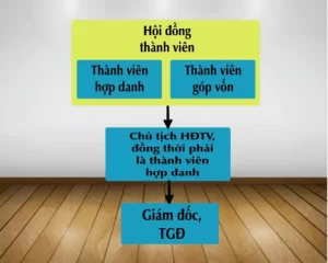 Sơ đồ cơ cấu tổ chức công ty hợp danh