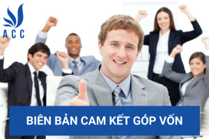 Biên bản cam kết góp vốn