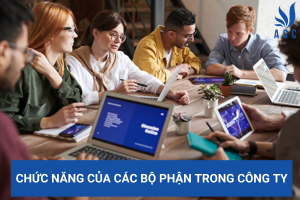 Chức năng của các bộ phận trong công ty