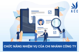 Chức năng nhiệm vụ của chi nhánh công ty