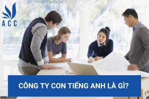 Công ty con tiếng Anh là gì? (Cập nhật 2023)