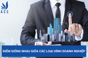 Điểm giống nhau giữa các loại hình doanh nghiệp