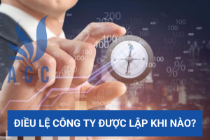 Điều lệ công ty được lập khi nào?