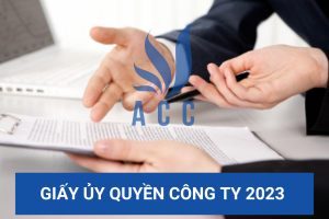 Giấy ủy quyền công ty 2023 (Cập nhật mới nhất)