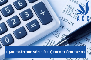 Hạch toán góp vốn điều lệ theo thông tư 133