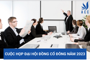 Cuộc họp đại hội đồng cổ đông năm 2023