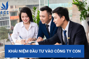 Khái niệm đầu tư vào công ty con
