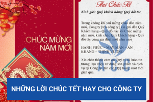 Những lời chúc tết hay cho công ty