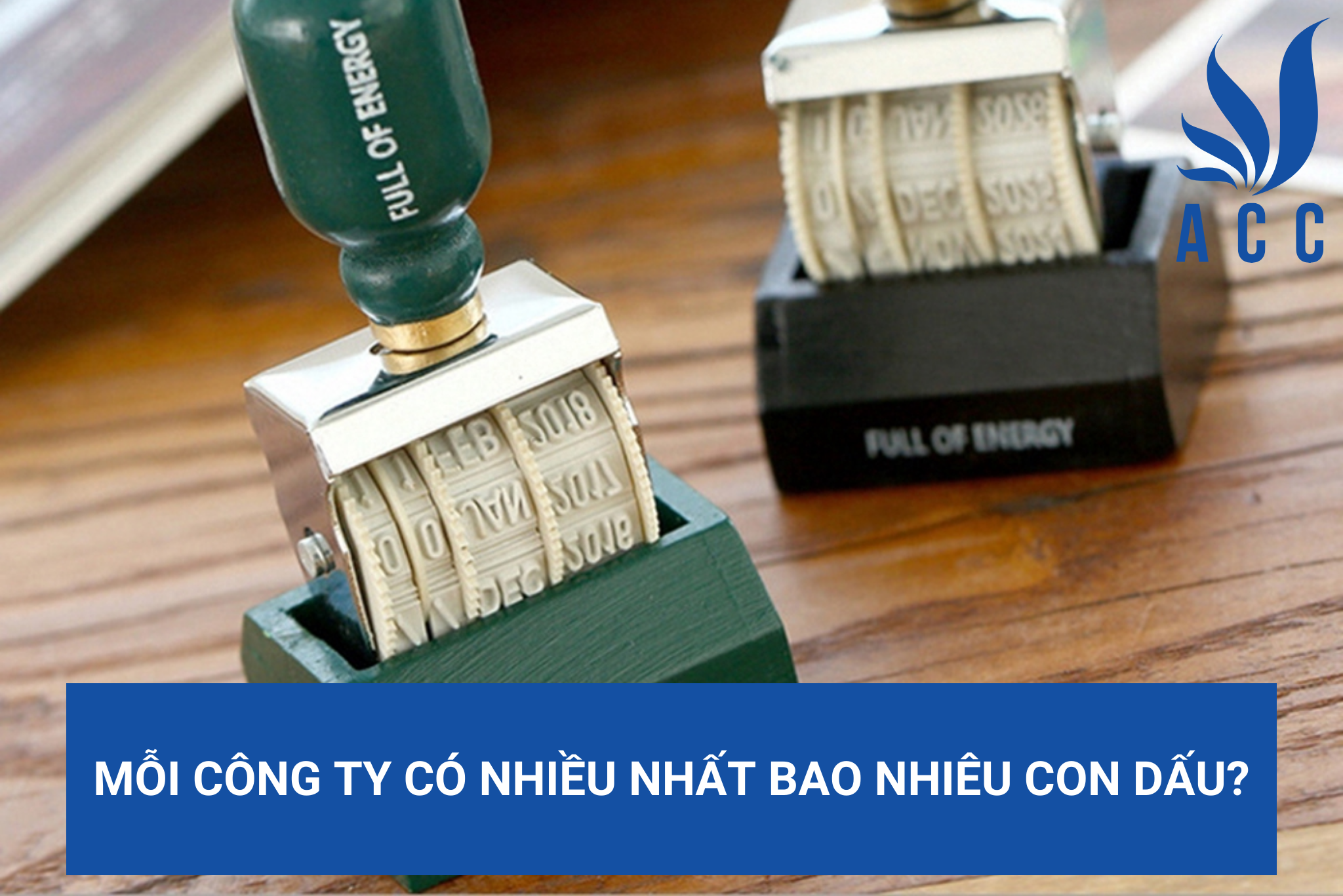 Mỗi công ty có nhiều nhất bao nhiêu con dấu?