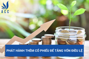 Phát hành thêm cổ phiếu để tăng vốn điều lệ