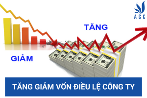 Tăng giảm vốn điều lệ công ty