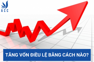 Tăng vốn điều lệ bằng cách nào?