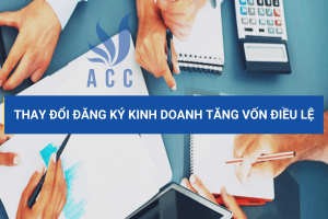 Thay đổi đăng ký kinh doanh tăng vốn điều lệ
