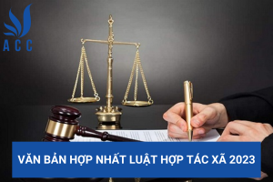 Văn bản hợp nhất luật hợp tác xã 2023