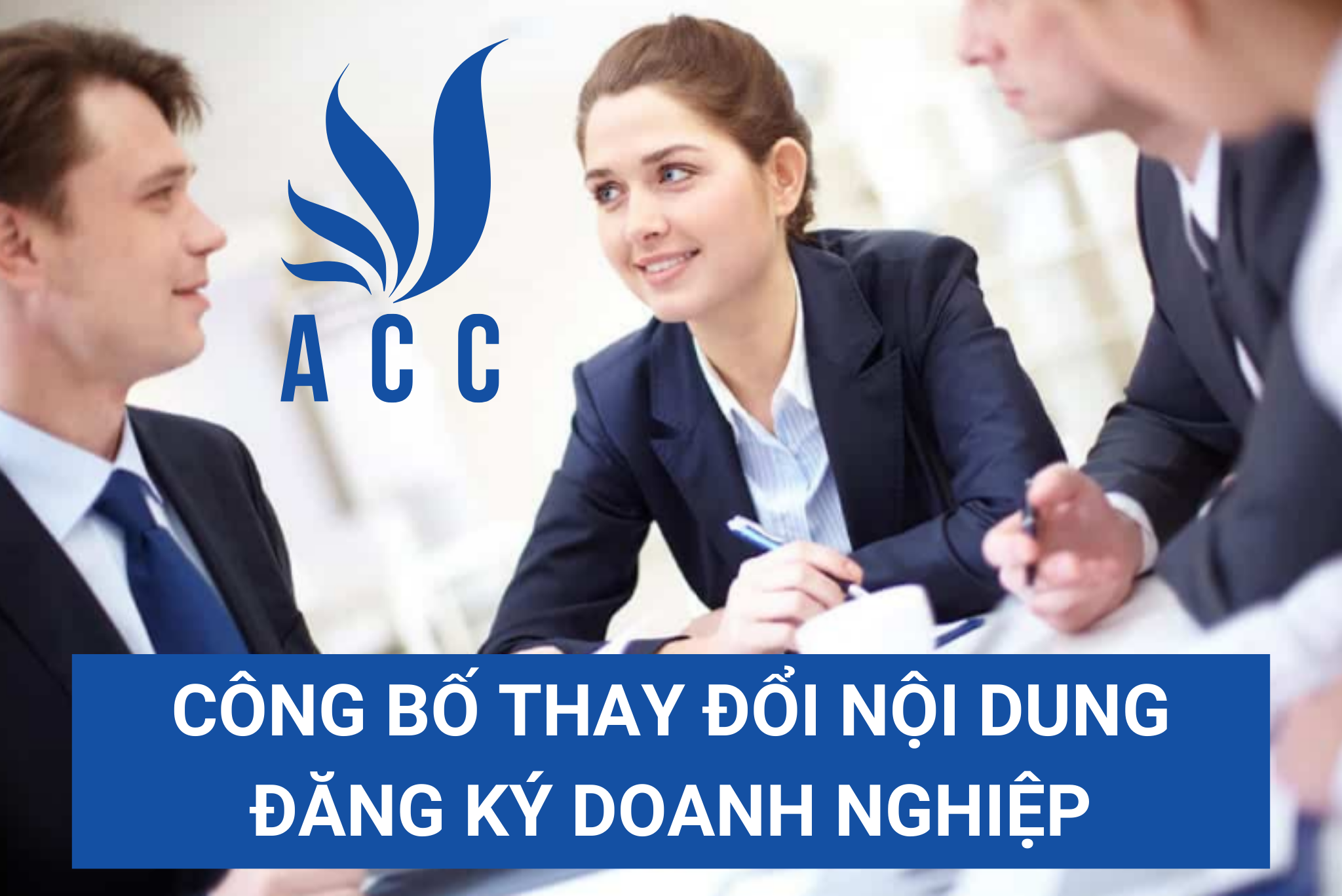 Công bố thay đổi nội dung đăng ký doanh nghiệp
