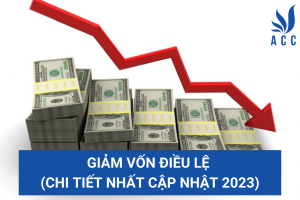 Giảm vốn điều lệ (Chi tiết nhất cập nhật 2023)