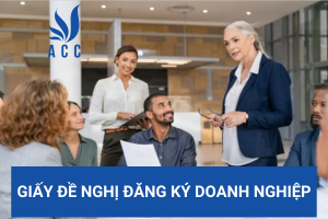 Giấy đề nghị đăng ký doanh nghiệp