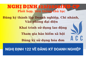 Nghị định 122 về đăng ký doanh nghiệp