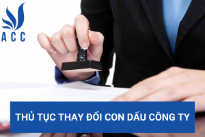 Thủ tục thay đổi con dấu công ty