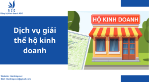 Dịch vụ giải thể hộ kinh doanh
