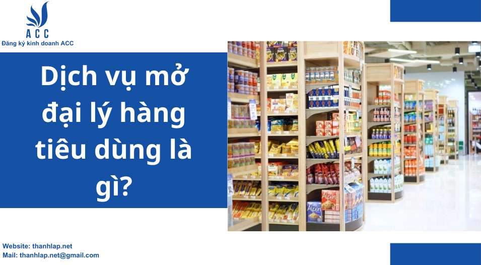 Dịch vụ mở đại lý hàng tiêu dùng là gì?