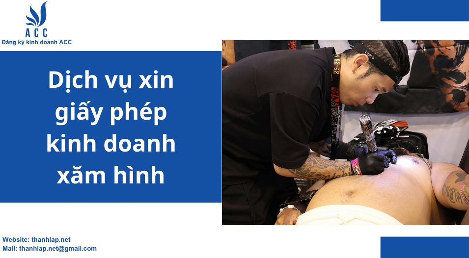 Dịch vụ xin giấy phép kinh doanh xăm hình