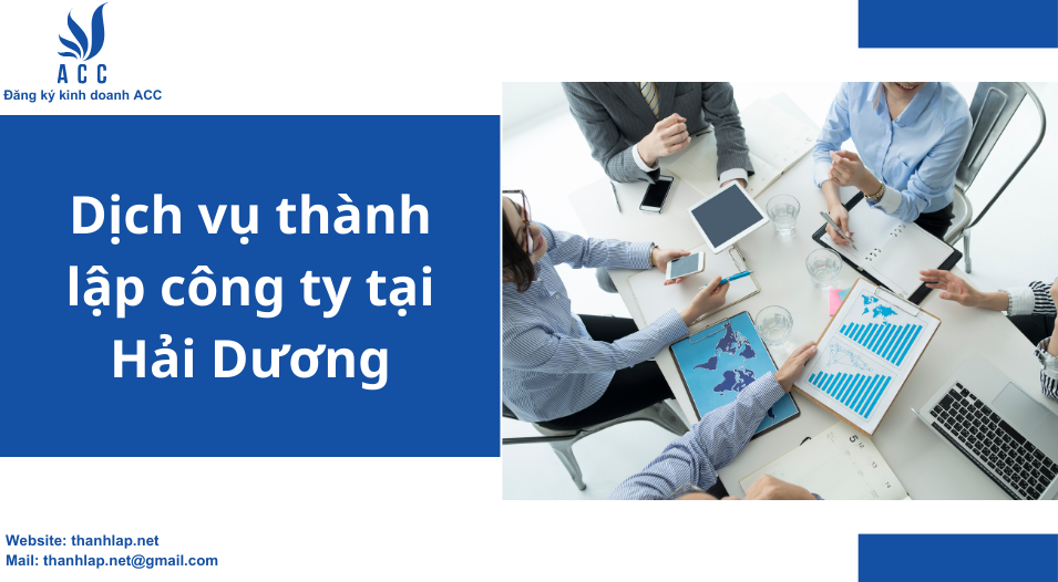 Dịch vụ thành lập công ty tại Hải Dương