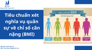 Tiêu chuẩn xét nghĩa vụ quân sự về chỉ số cân nặng (BMI)