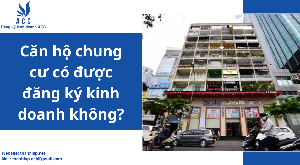 Căn hộ chung cư có được đăng ký kinh doanh không?